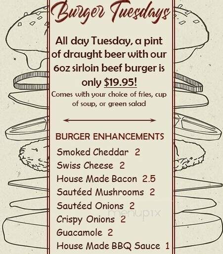 The University Club at UVIC - MEMBERS ONLY - Saanich, BC menu_pic