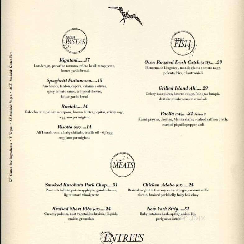 Ekolu Kitchen 1279 - Kihei, HI menu_pic