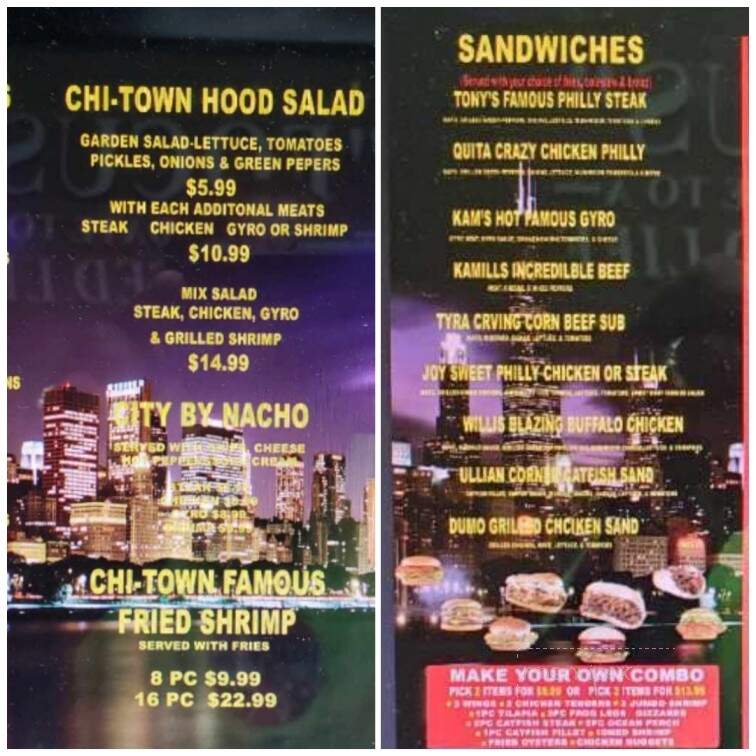 Chicago Flamin Grill - Beebe, AR menu_pic