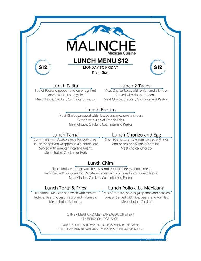 Malinche Mexican Cuisine - Bonita Springs, FL