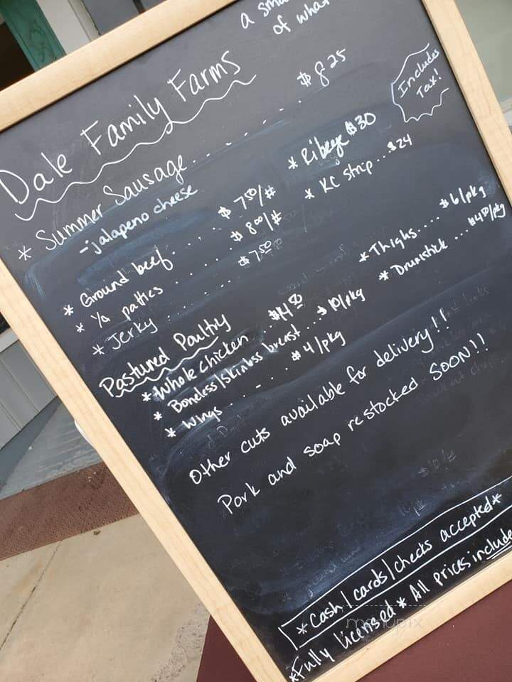 The Blonde Grill - Coldwater, KS menu_pic