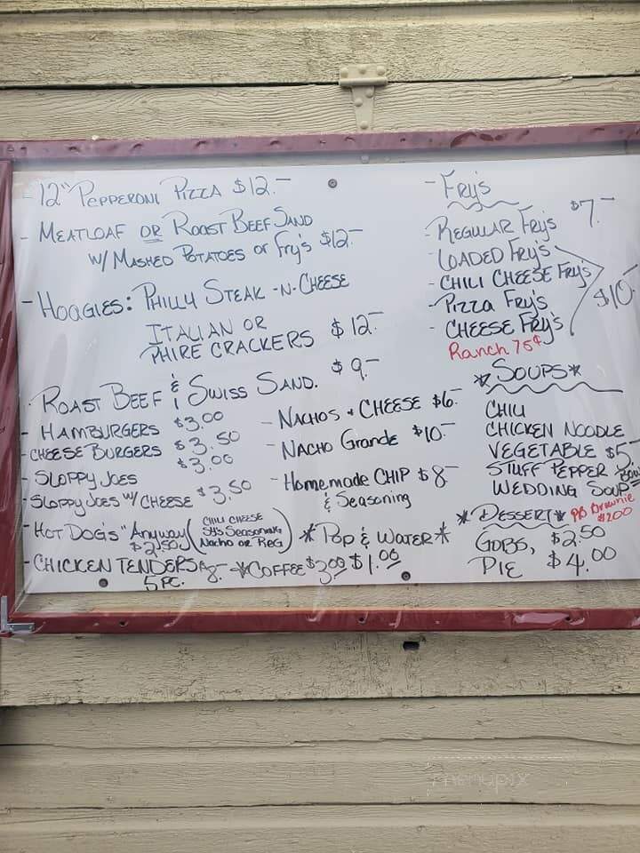 Sy's - Clymer, PA menu_pic