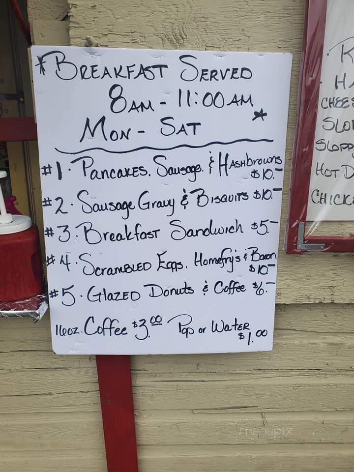Sy's - Clymer, PA menu_pic