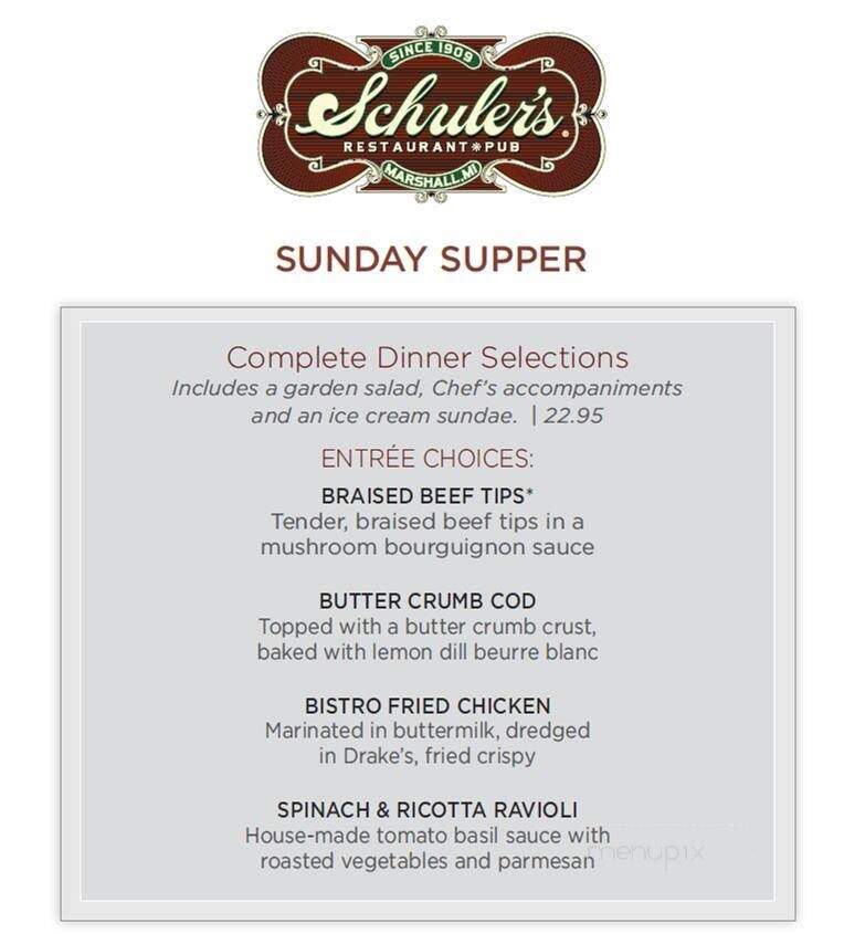 Schuler's Restaurant & Pub - Marshall, MI