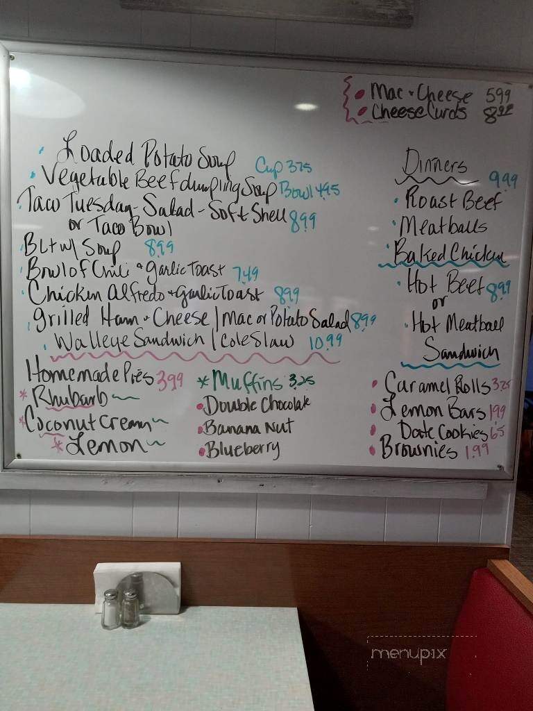 Ness Cafe - Erskine, MN menu_pic