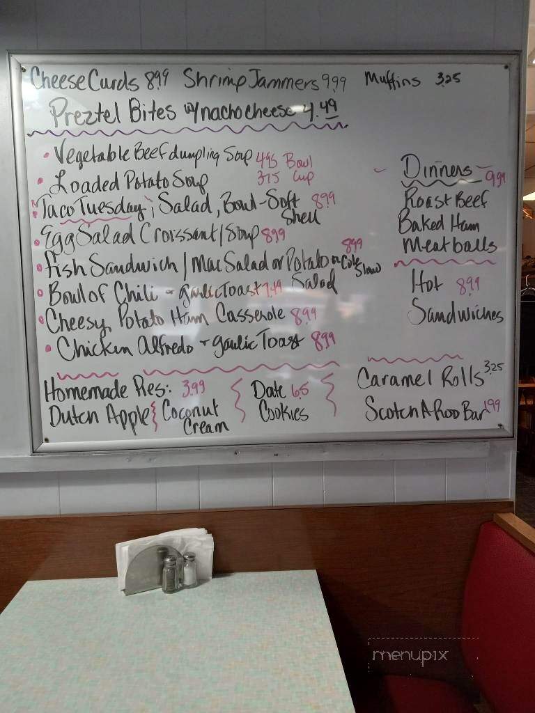 Ness Cafe - Erskine, MN menu_pic