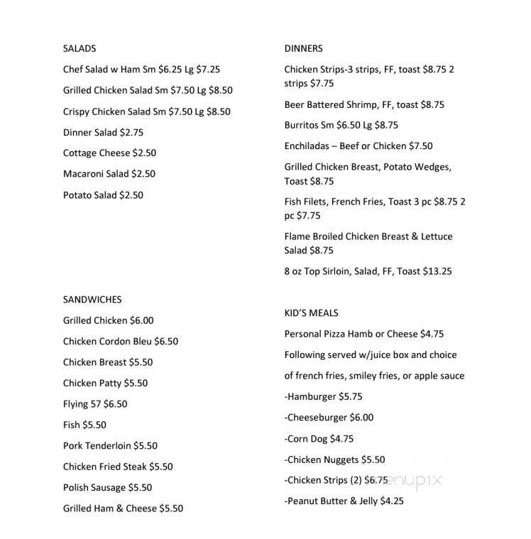 Dick's Place - Lawrence, NE menu_pic