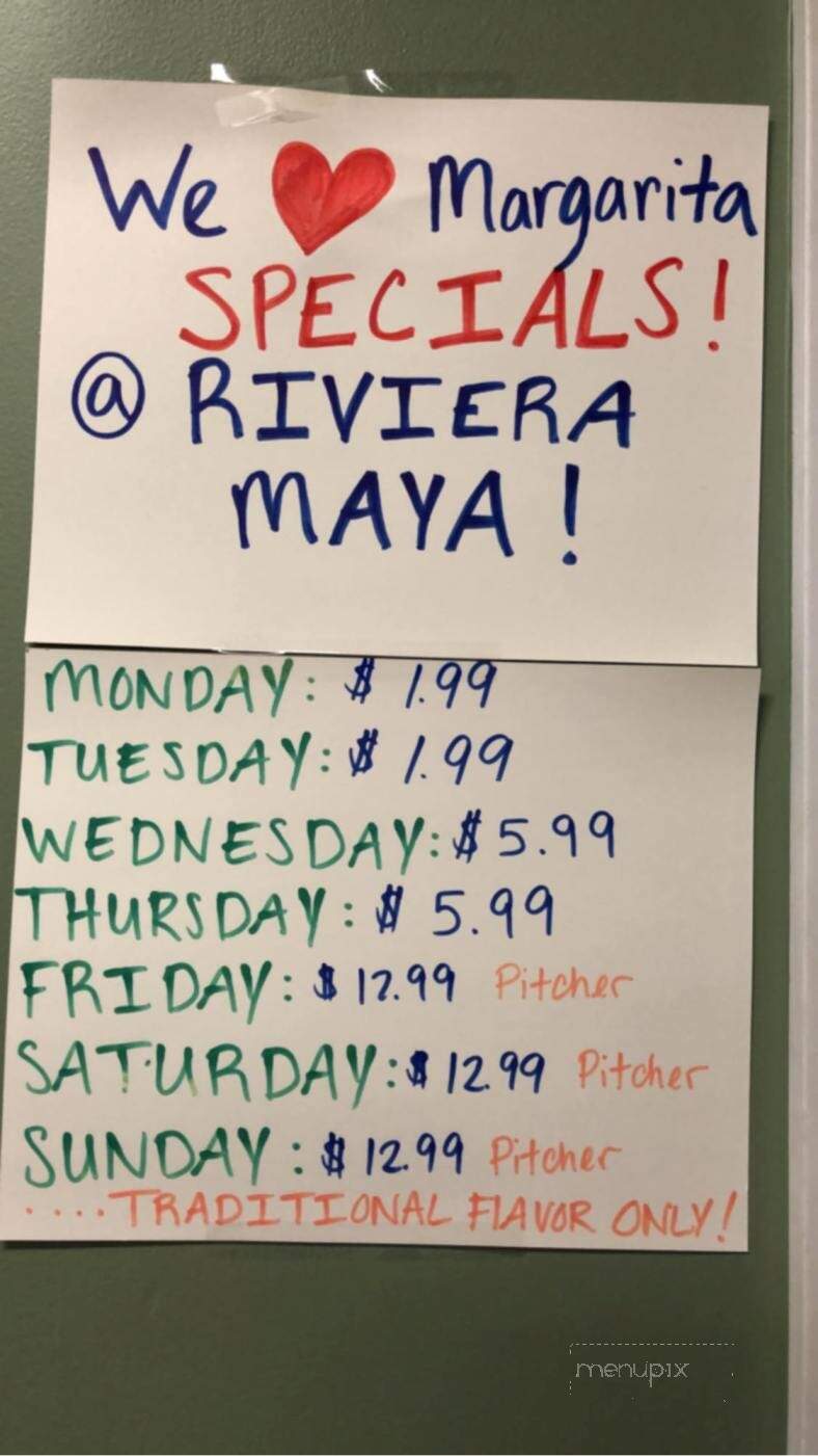 Riviera Maya - Brighton, IL menu_pic