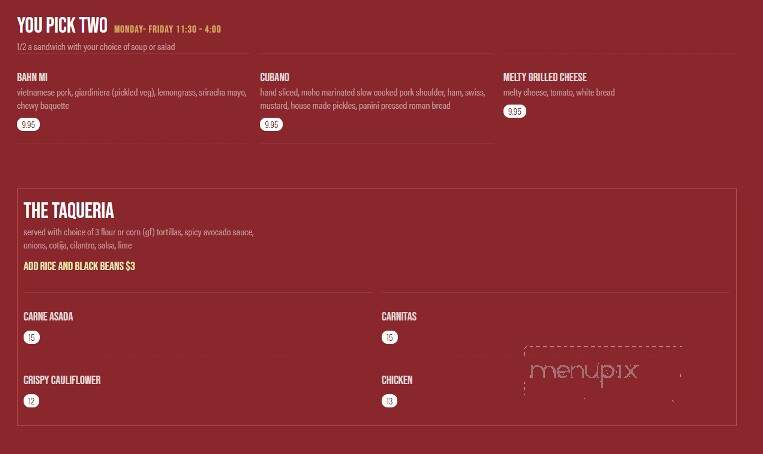Citizen Crust - Foxborough, MA menu_pic