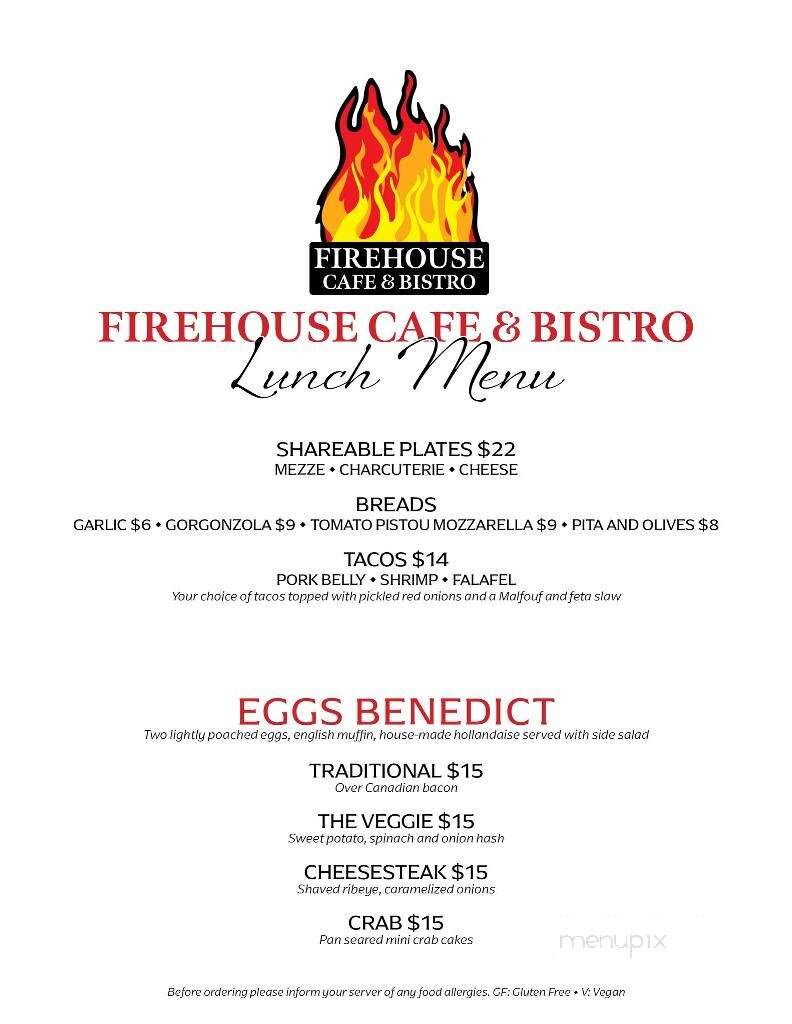The Firehouse Cafe & Bistro - Adams, MA