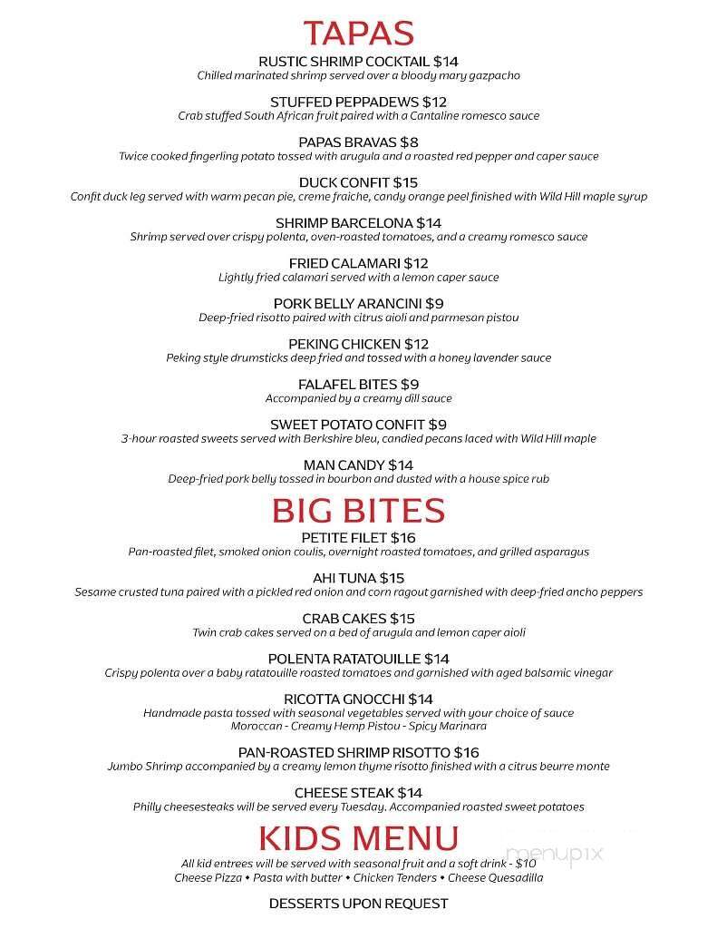 The Firehouse Cafe & Bistro - Adams, MA menu_pic