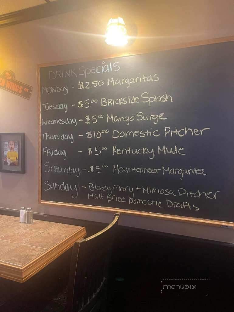Brickside Bar & Grille - Bridgeport, WV menu_pic