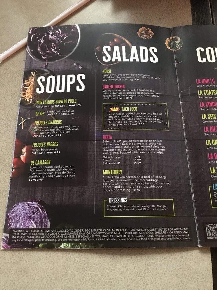 La Parrilla - Mcdonough, GA menu_pic