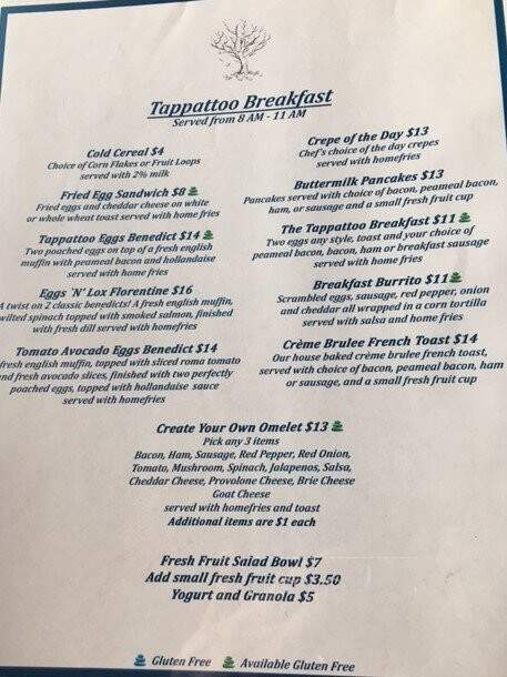 The Forest Restaurants - Seguin, ON menu_pic