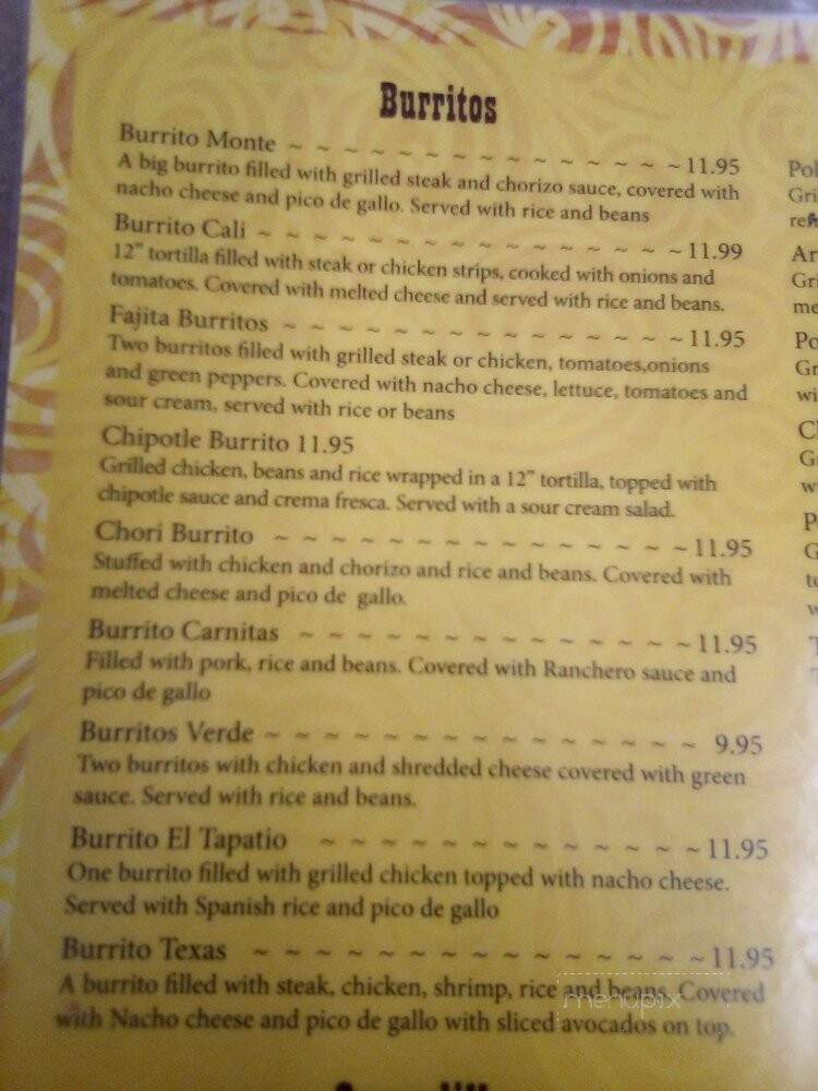 Los Dos Amigos - Bowling Green, VA menu_pic