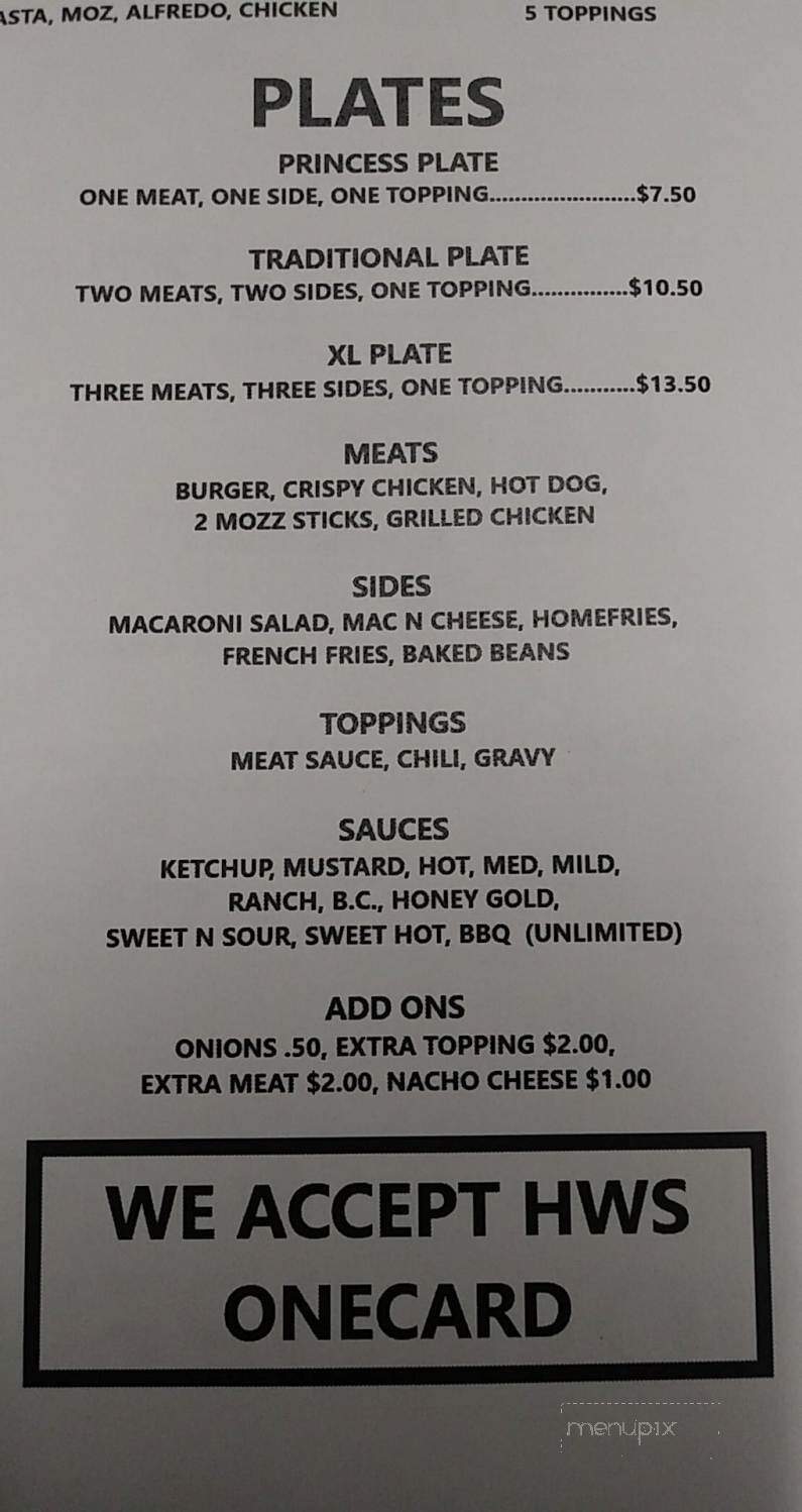 Twisted Calzones - Geneva, NY menu_pic