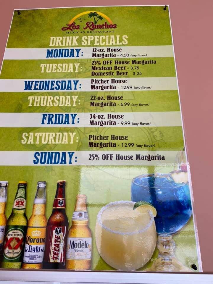 Los Ranchos - South Haven, MI menu_pic
