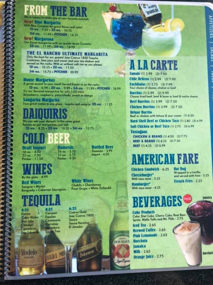 Los Ranchos - South Haven, MI menu_pic