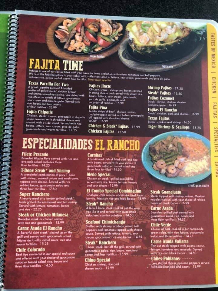 Los Ranchos - South Haven, MI menu_pic