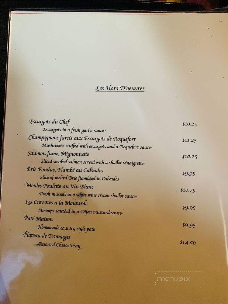 Le Chat Noir - Riverside, CA menu_pic