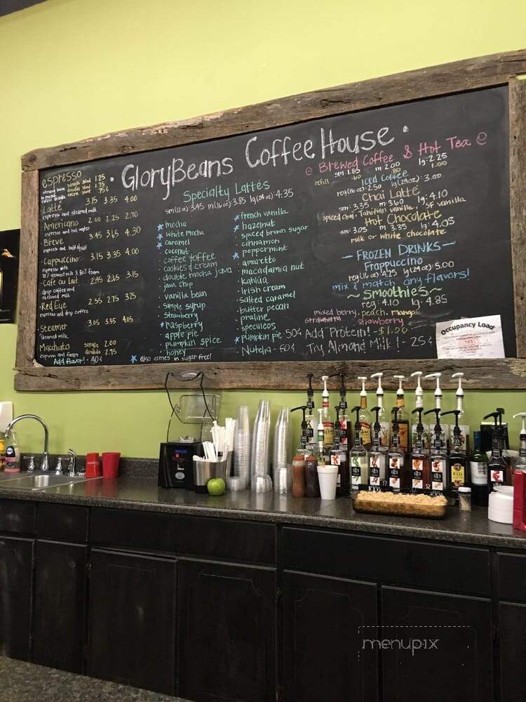 GloryBeans CoffeeHouse - Albemarle, NC menu_pic