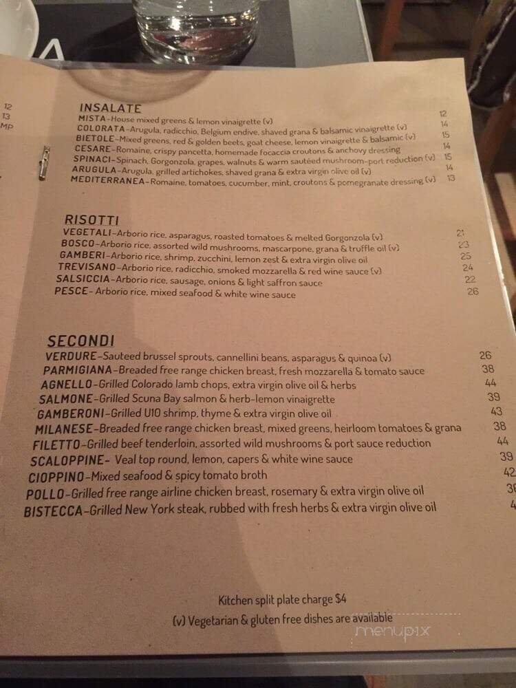 Acquolina - Aspen, CO menu_pic