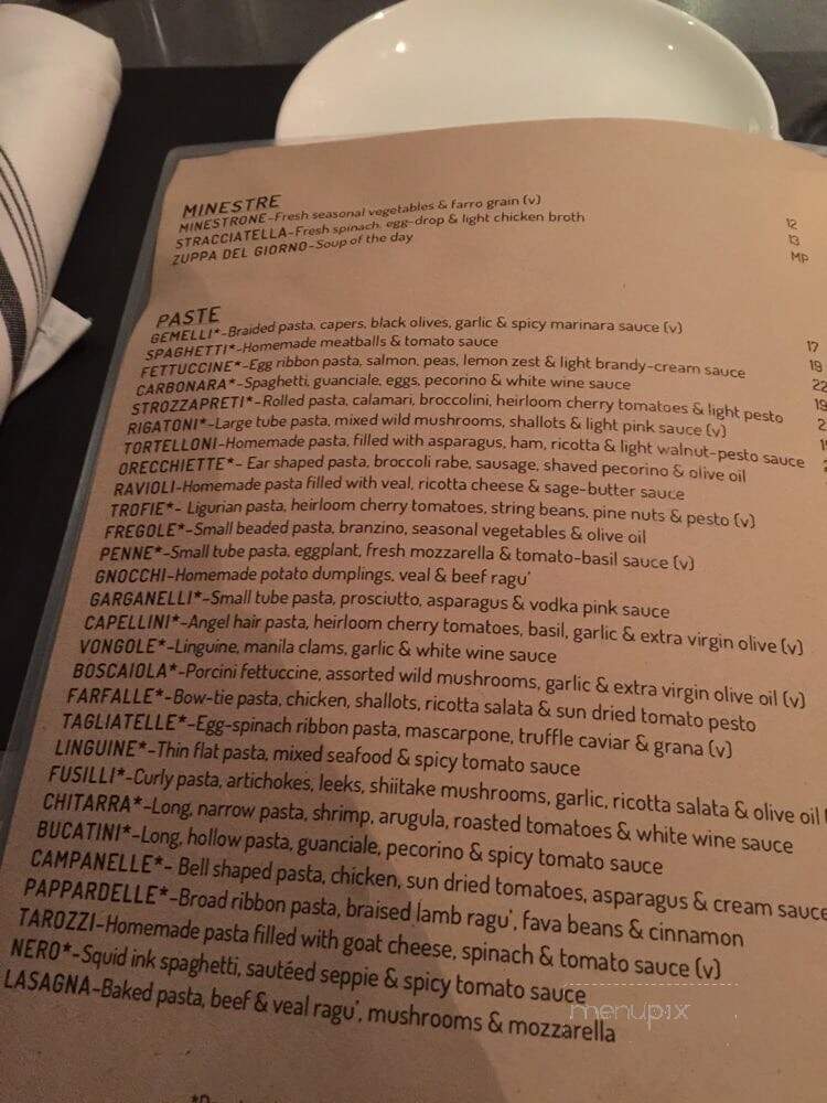 Acquolina - Aspen, CO menu_pic