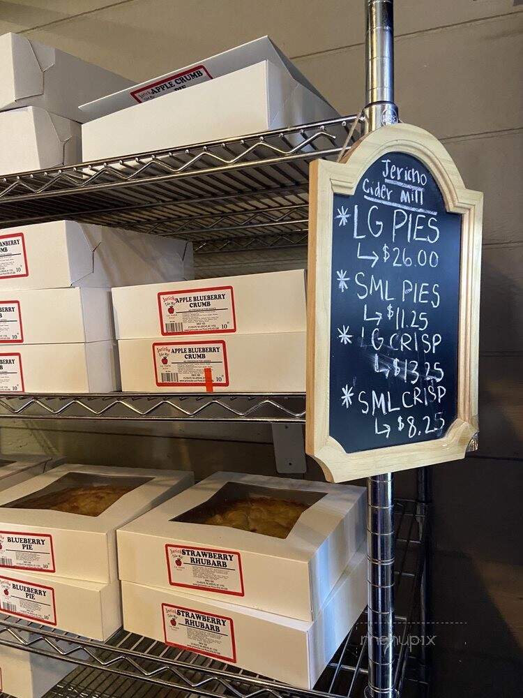 Jericho Cider Mill - Jericho, NY menu_pic