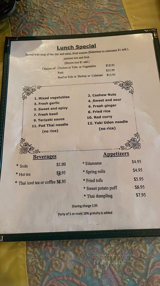Chow Thai - Boca Raton, FL menu_pic