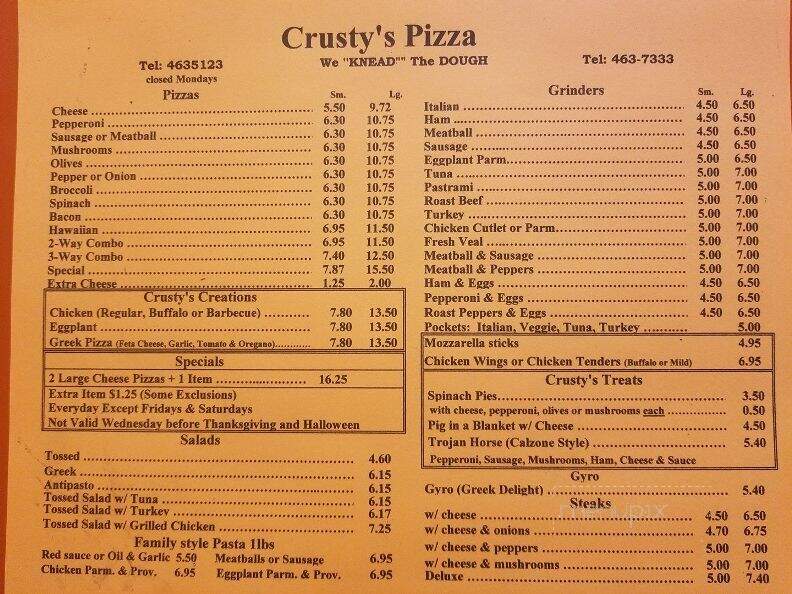 Crusty's Pizza - Warwick, RI