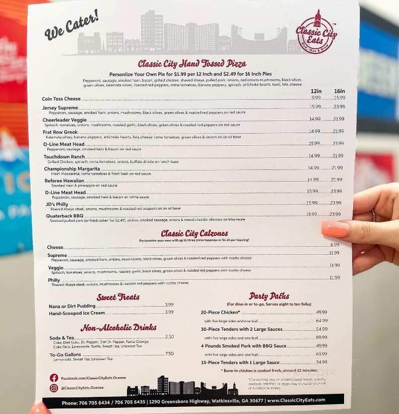 Classic City Eats - Athens, GA menu_pic