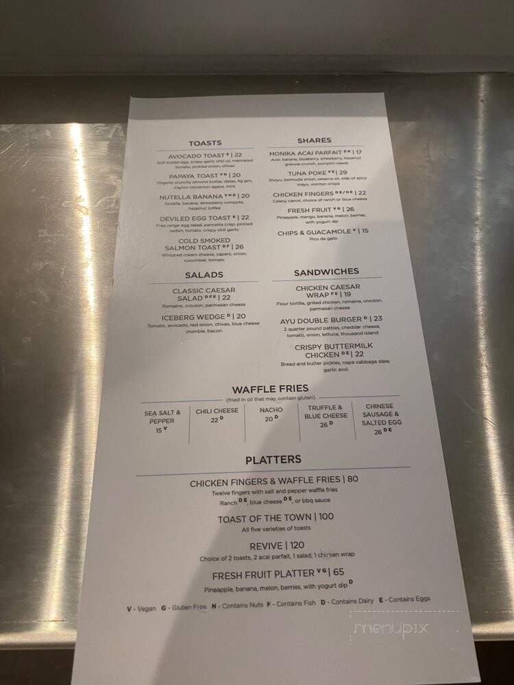Red Tail - Las Vegas, NV menu_pic