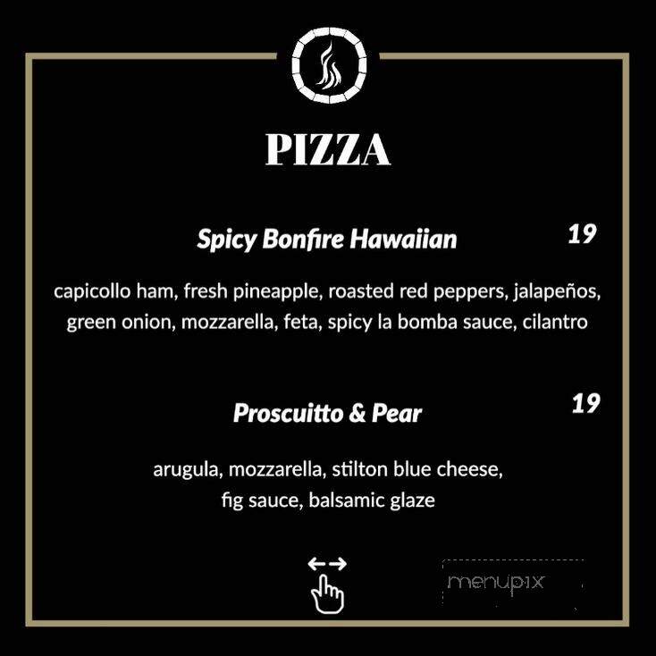 Bonfire Bistro - Winnipeg, MB menu_pic