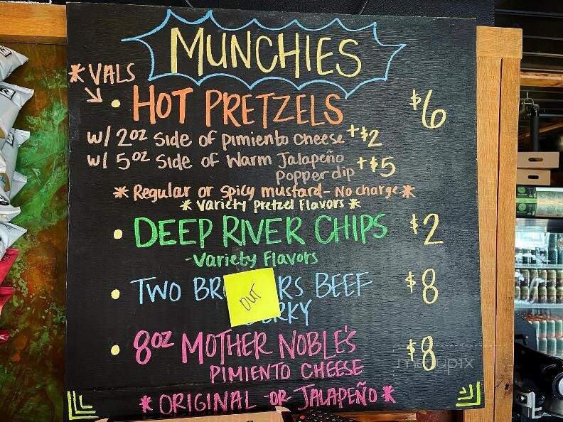 Ecusta Brewing - Pisgah Forest, NC menu_pic