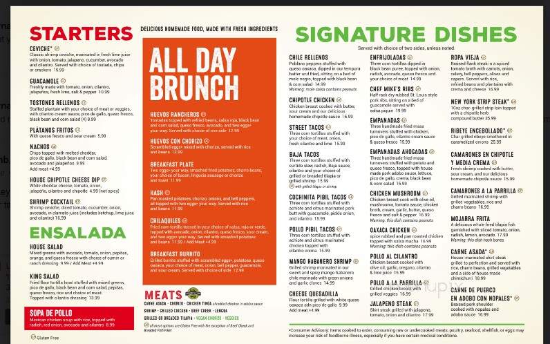 La Rumba Restaurant Latino - Asheville, NC menu_pic