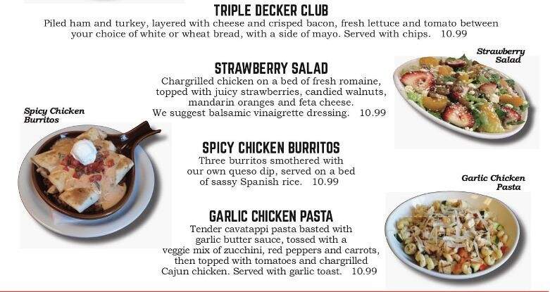 JTs brew and grill - Greenville, OH menu_pic