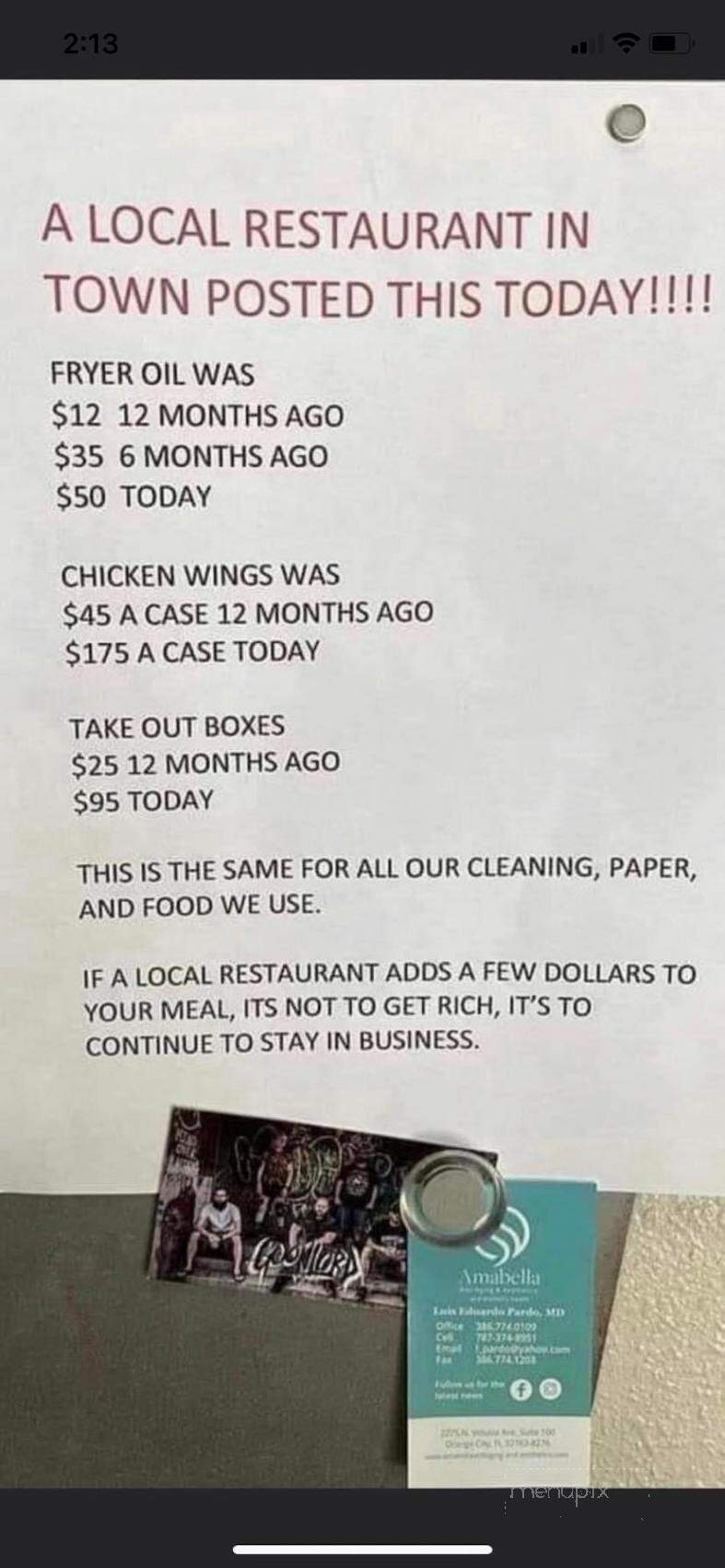 Ninos Pizza - Lansdale, PA menu_pic