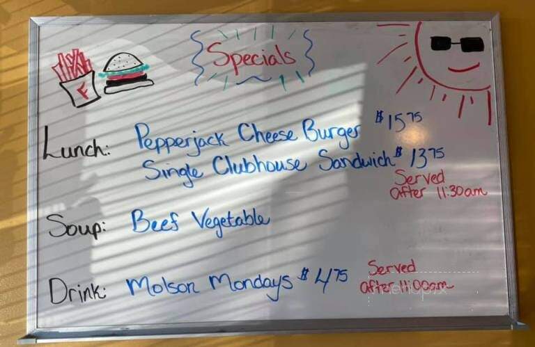 Tania's Restaurant - Nanaimo, BC menu_pic