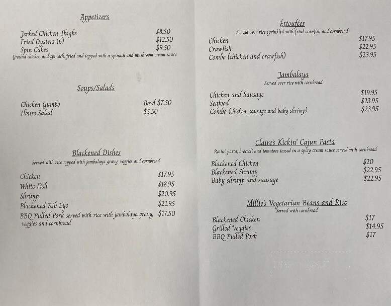 Springdale Lunch - Holyoke, MA menu_pic