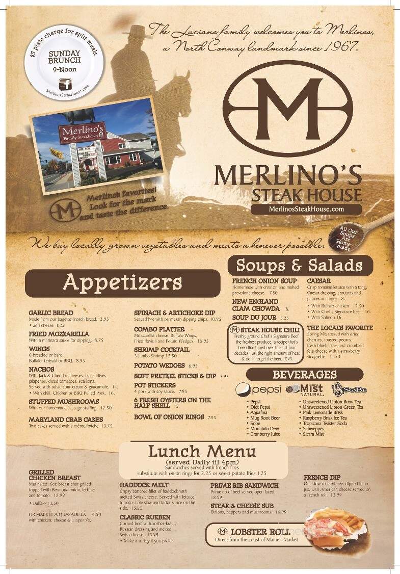 Merlino's Steak House - North Conway, NH
