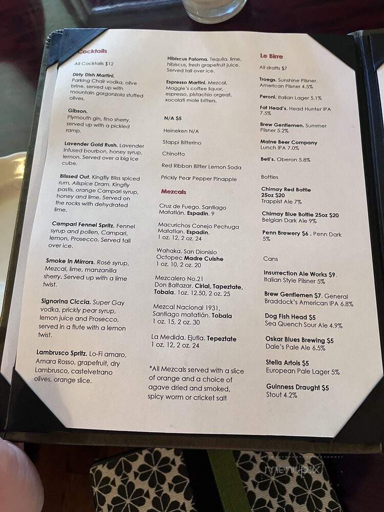 Dish Osteria & Bar - Pittsburgh, PA menu_pic