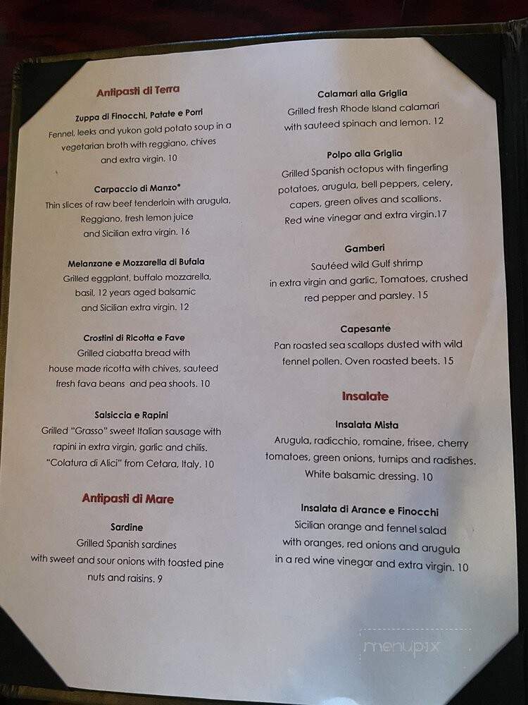 Dish Osteria & Bar - Pittsburgh, PA menu_pic