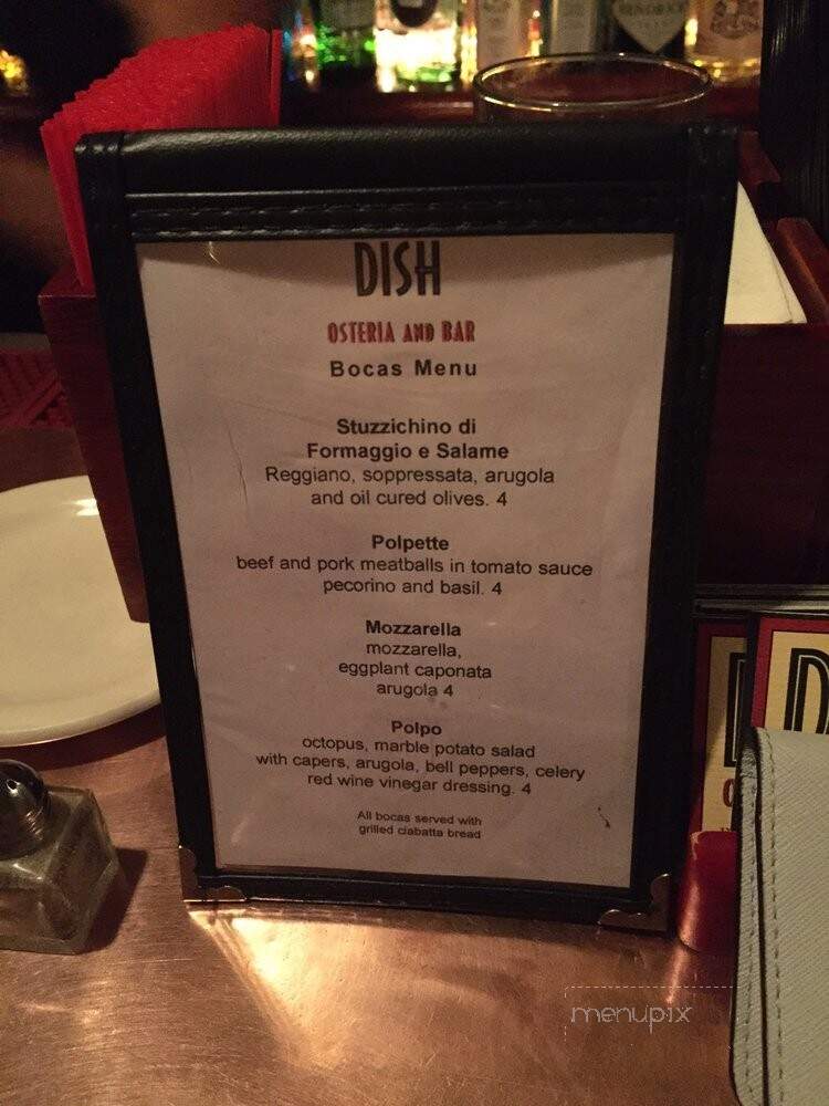 Dish Osteria & Bar - Pittsburgh, PA menu_pic