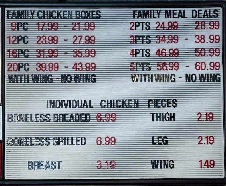 Masser's Country Fried Chicken - Paxinos, PA menu_pic
