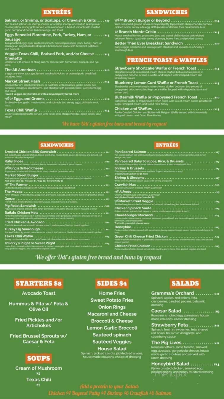 Market Street Cafe - Lockhart, TX menu_pic