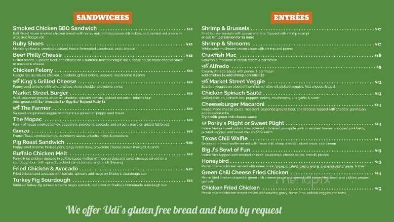 Market Street Cafe - Lockhart, TX menu_pic
