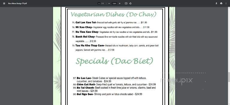 Vung Tau Vietnamese Cuisine - Biloxi, MS menu_pic