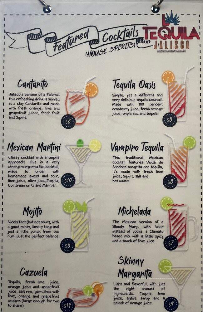 La Tequila Jalisco Restaurant - Rockport, TX menu_pic