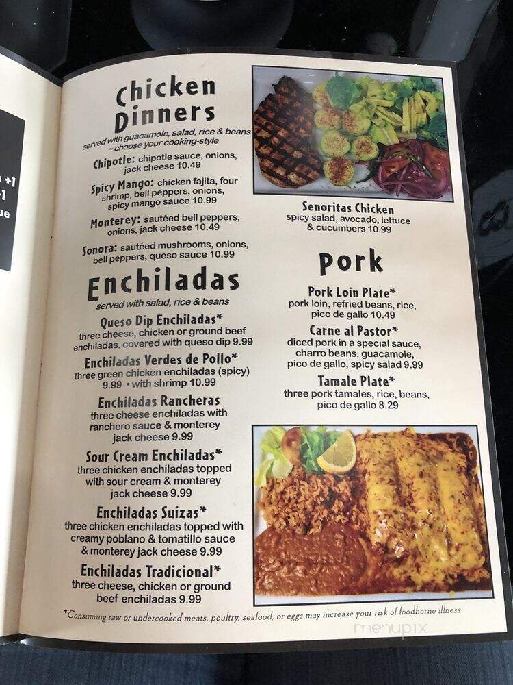 La Tequila Jalisco Restaurant - Rockport, TX menu_pic