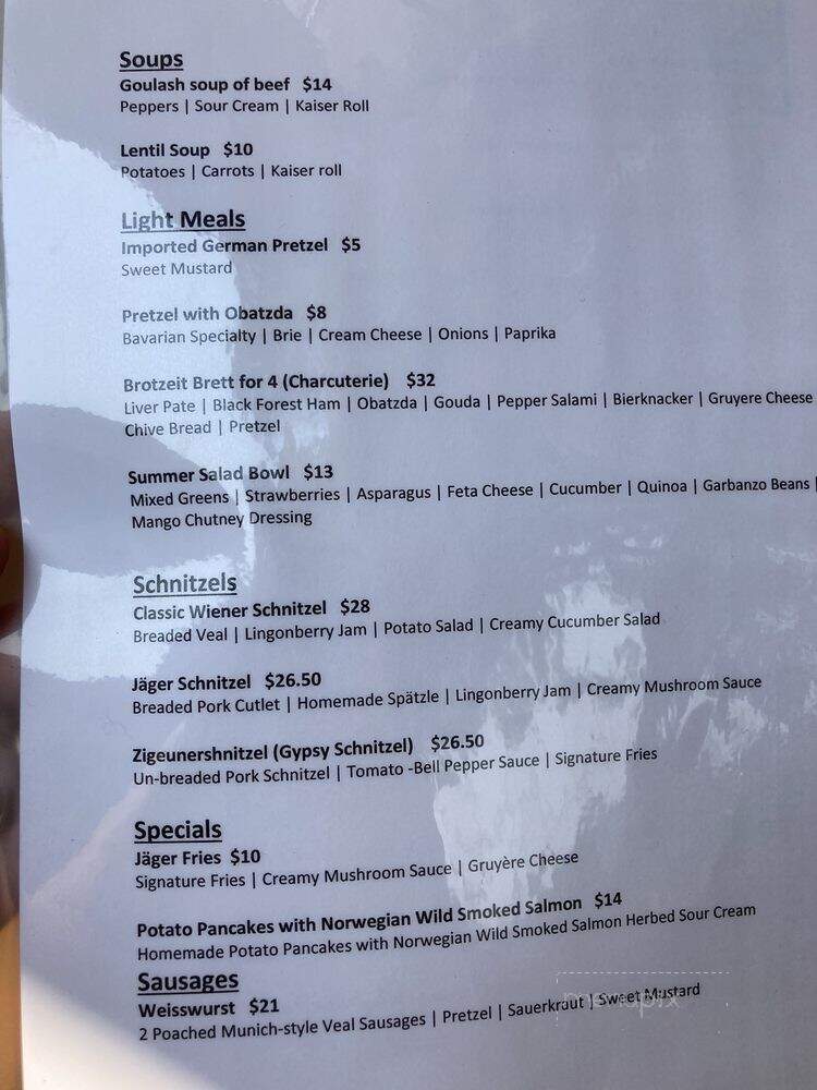 Ludwig's Biergarten - Mountain View, CA menu_pic